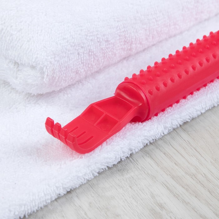 Массажёр-чесалка, универсальный, двусторонний, 2 магнита, цвет МИКС