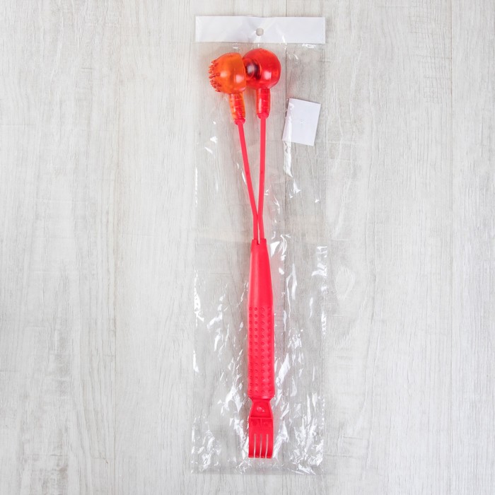 Массажёр-чесалка, универсальный, двусторонний, 2 магнита, цвет МИКС