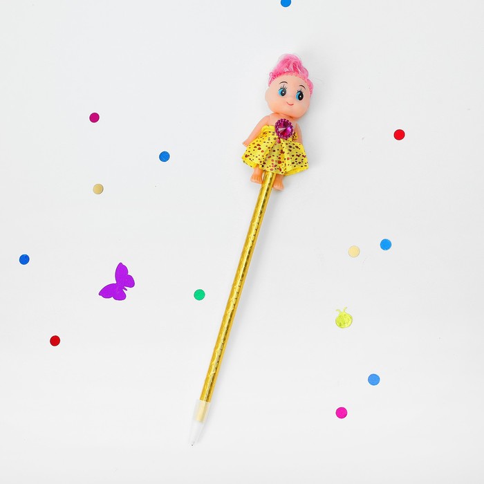 Ручка "Кукла", цвета МИКС