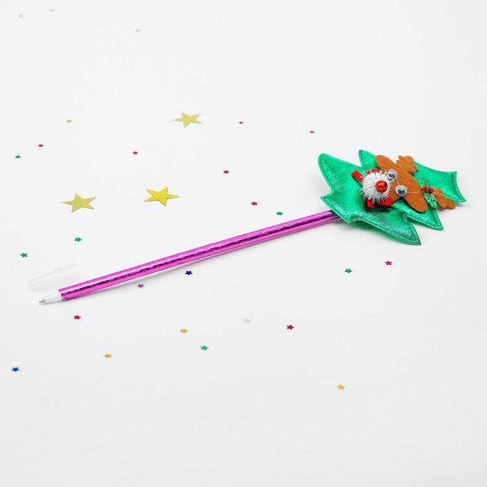 Ручка "Ёлочка" с оленем