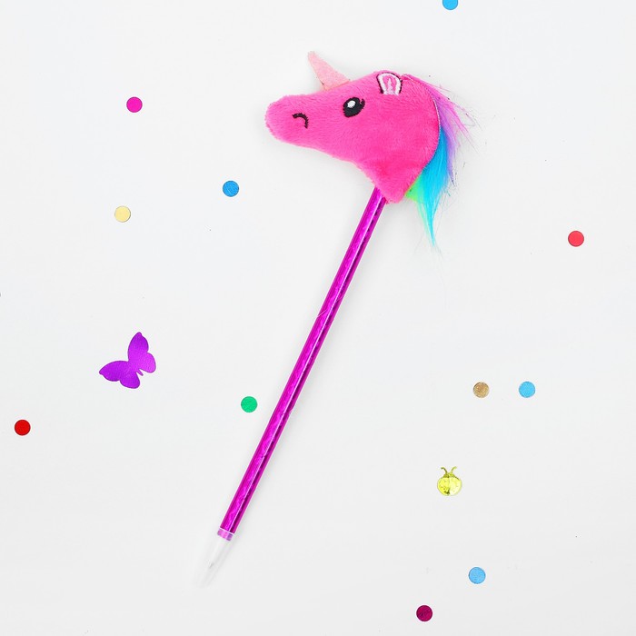 Ручка "Единорог", цвета МИКС