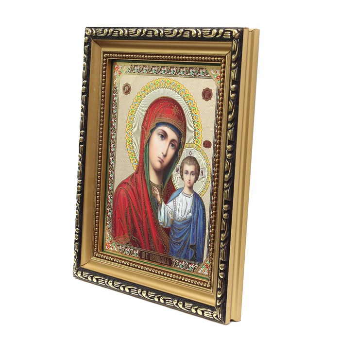 Картина-Икона "Казанская" 20х23 БГУ рамка микс