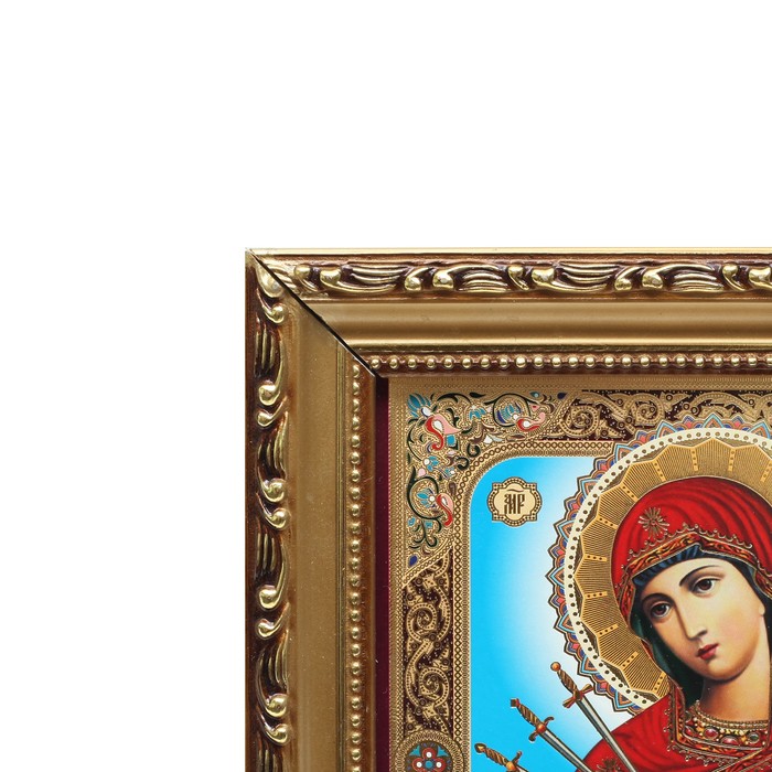 Картина-Икона "Семистрельная" 21х25см БГУ