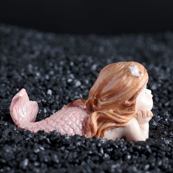 Декор для аквариума "Задумчивая русалочка", 8 х 4 х 5 см