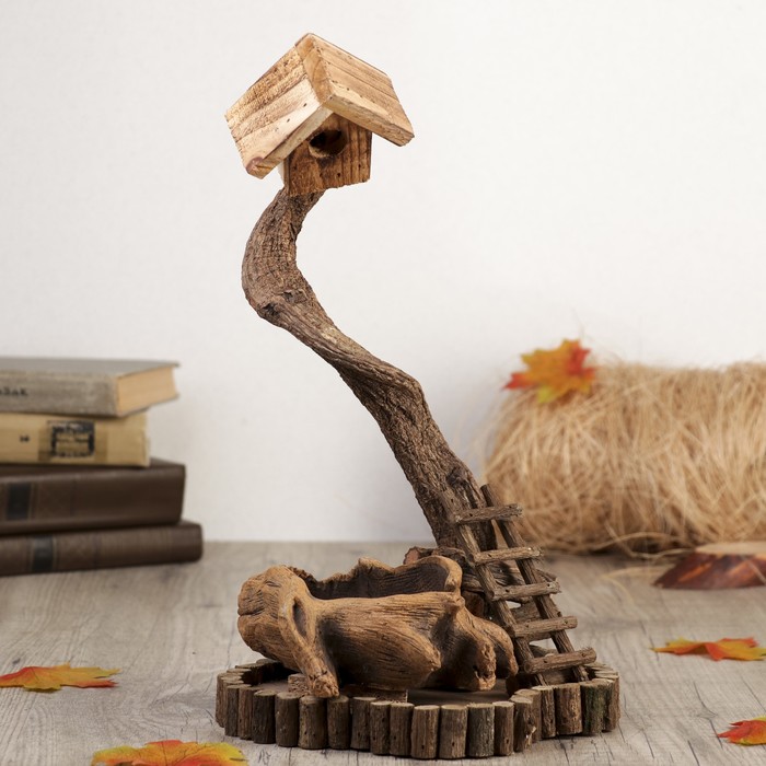 Сувенир дерево "Скворечник на дереве" 35,5х21,5х18,5 см
