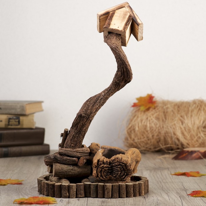 Сувенир дерево "Скворечник на дереве" 35,5х21,5х18,5 см