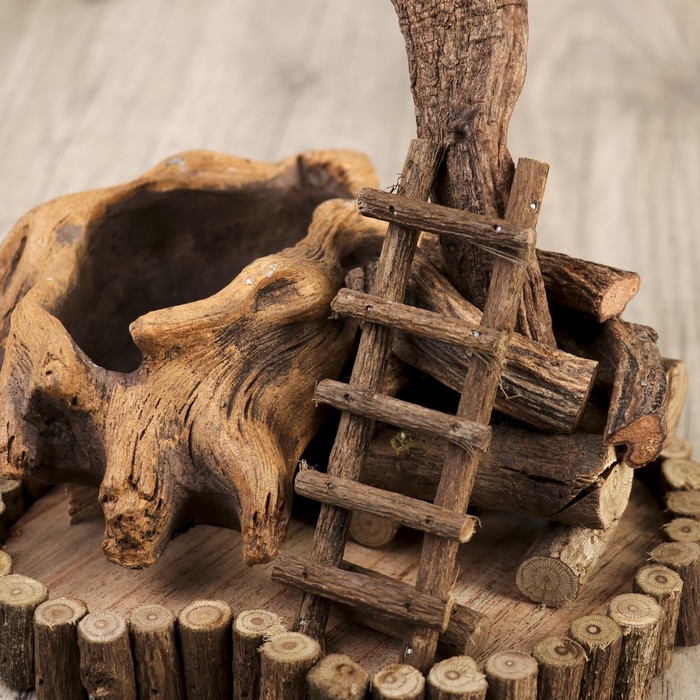 Сувенир дерево "Скворечник на дереве" 35,5х21,5х18,5 см