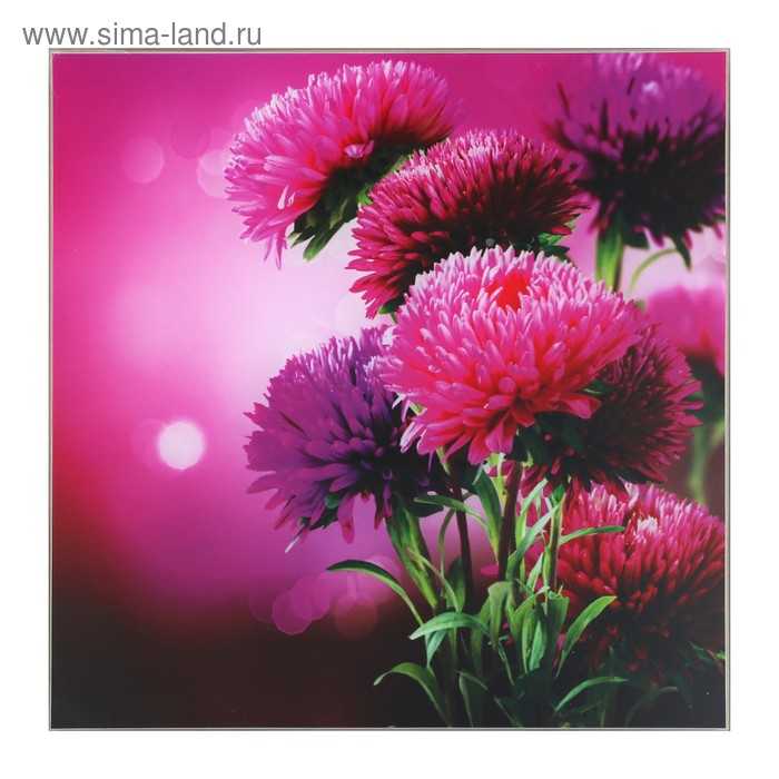 

Картина "Яркие астры" 30*30 см