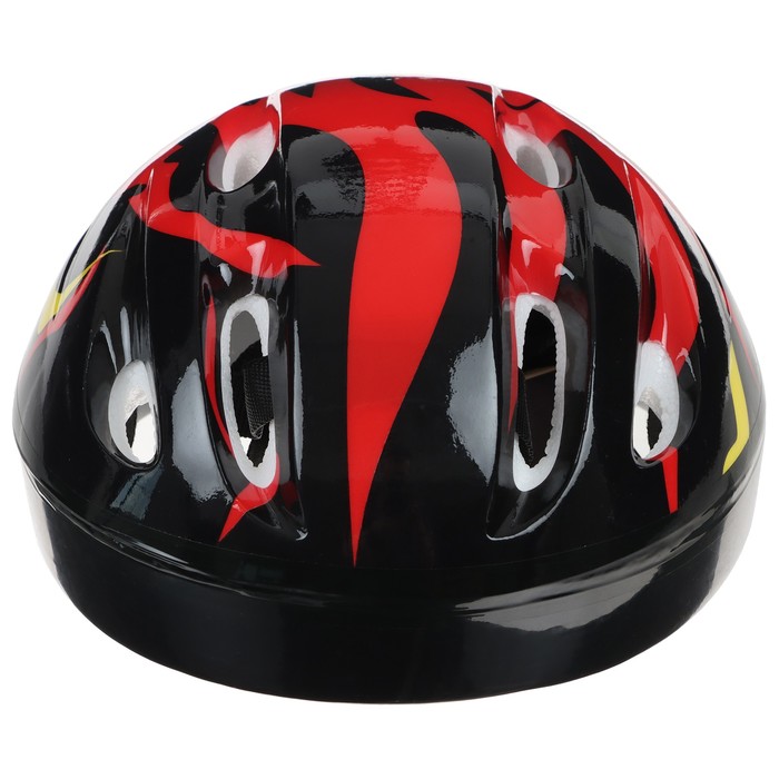 Шлем защитный детский OT-H6, размер S, 52-54 см, цвет чёрный