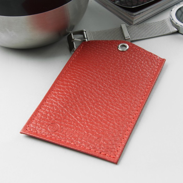 Обложка для удостоверения, флотер, цвет красный