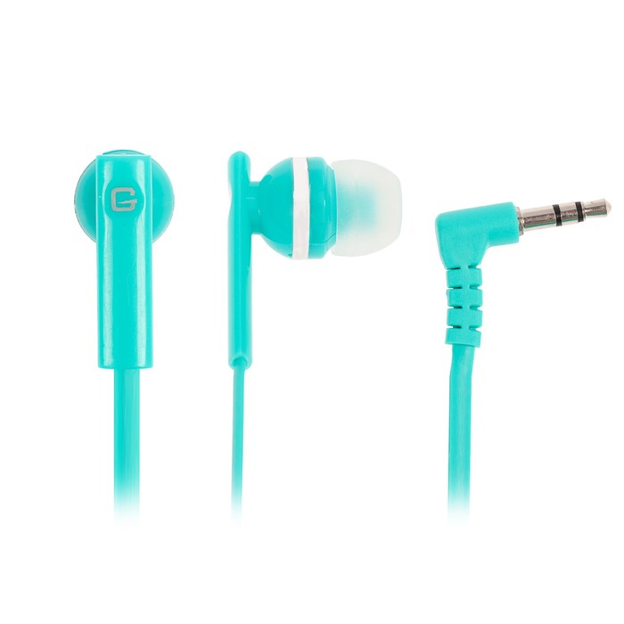 Наушники GAL M-005T-F, вакуумные, бирюзовый