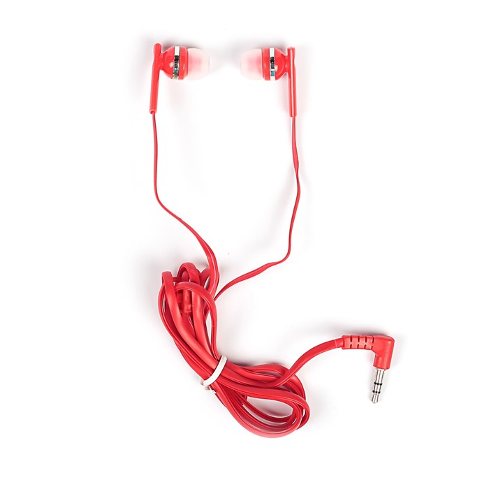 Наушники GAL M-005R-F, вакуумные, красные