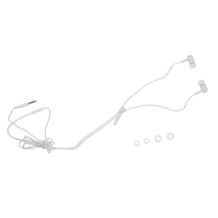 Наушники GAL MPZ-7000w, кабель в форме молнии, белые