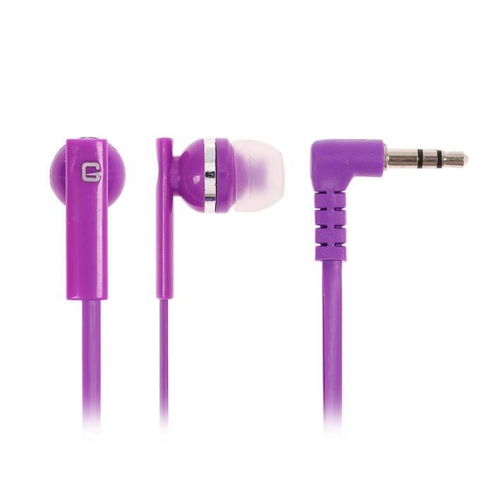 Наушники GAL M-005V-F, вакуумные, фиолетовые