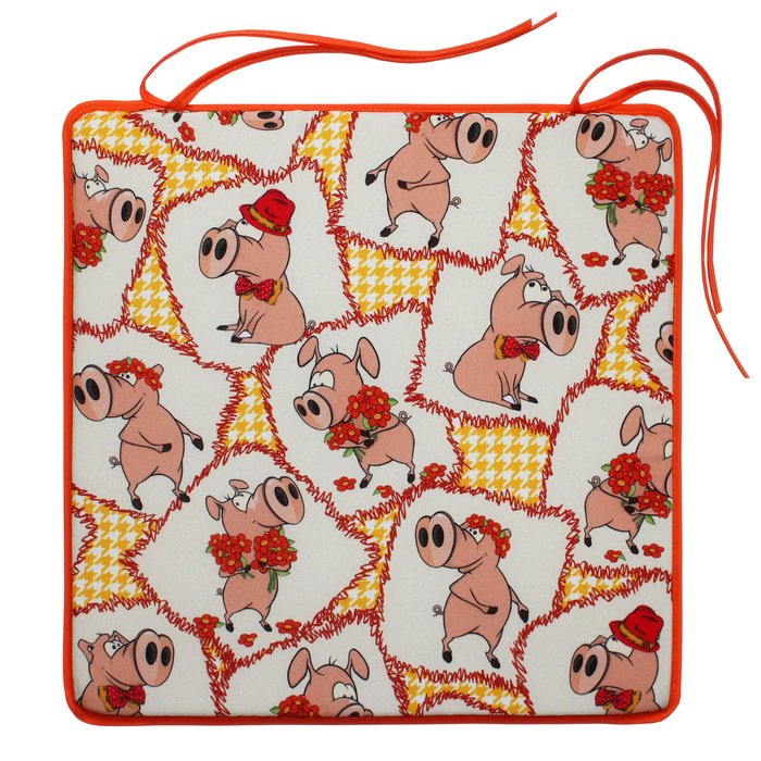 Сиденье для стула рис.СГК-12, 39x39см, габардин, поролон пэ100%