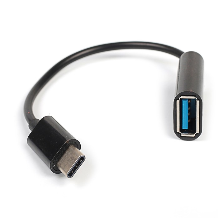 Провод GAL 2699BK, OTG - Type-C, 1 метр, черный