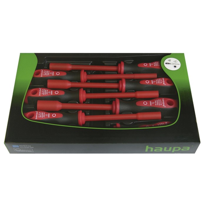 Набор торцевых ключей Haupa 102512, двухкомпонентные, VDE, 7 шт