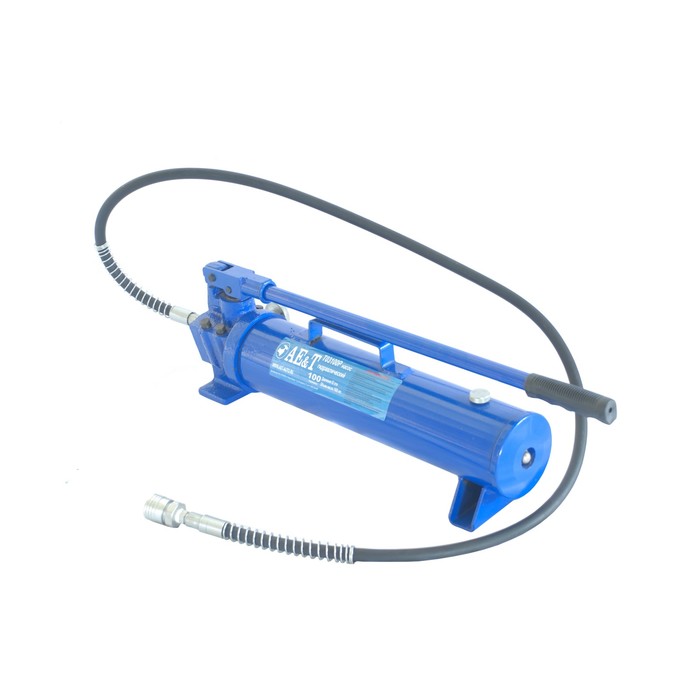 Гидравлический насос AE&T T03100P, ручной, 100 т, 630 бар, 3/8", 1.8 л, шланг 1200 мм
