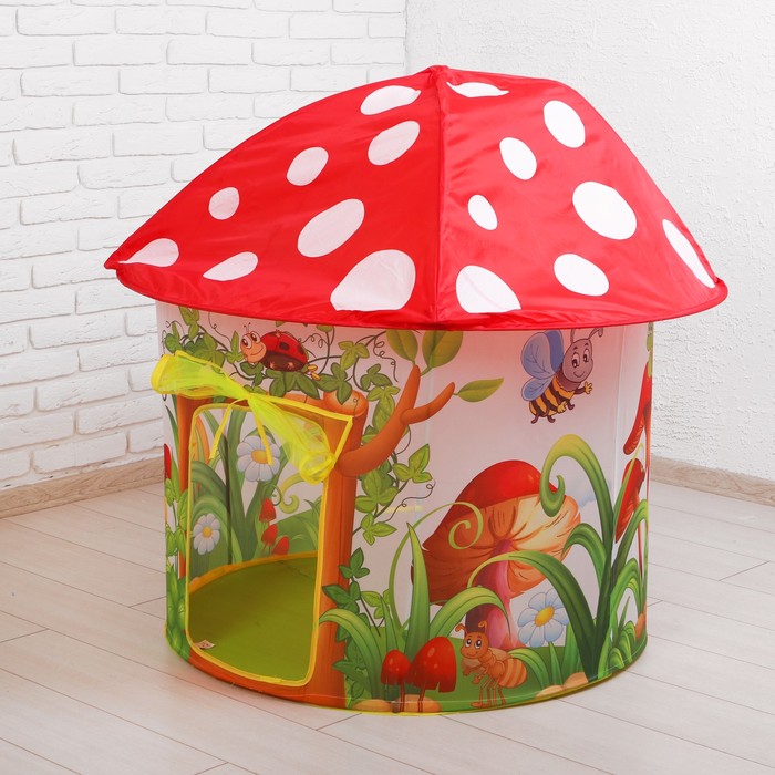 Палатка игровая Полянка 90х112 см, в чехле