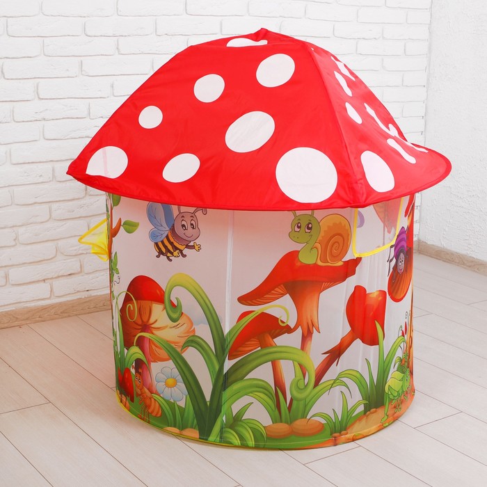 Палатка игровая Полянка 90х112 см, в чехле