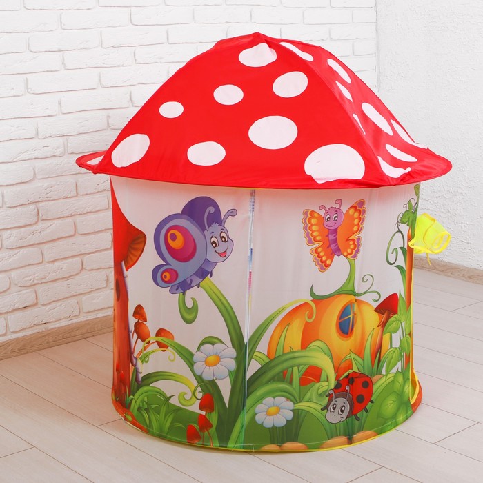 Палатка игровая Полянка 90х112 см, в чехле