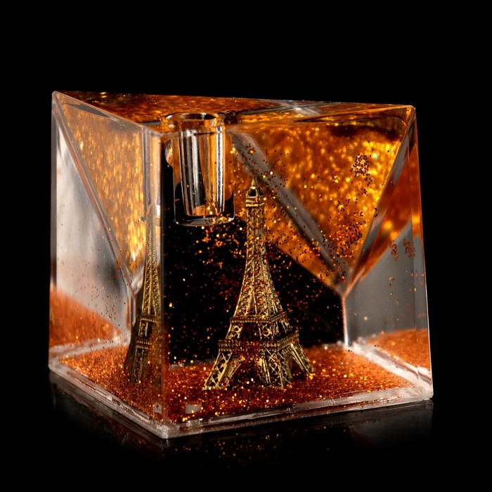 Сувенир настольный подставка для ручки "Эйфелева башня" 6,4х6,4х6,4 см