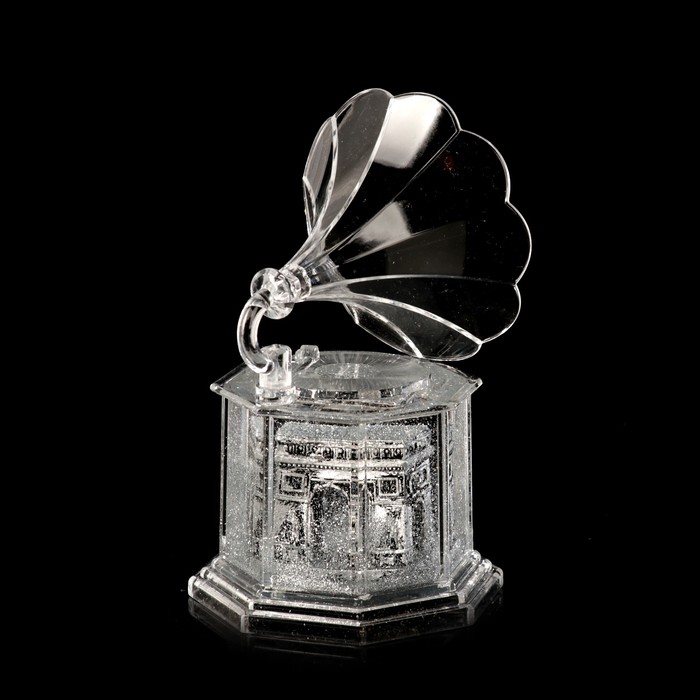 Сувенир настольный подставка для ручки "Триумфальная арка" граммофон 12,7х7,7х7,7 см