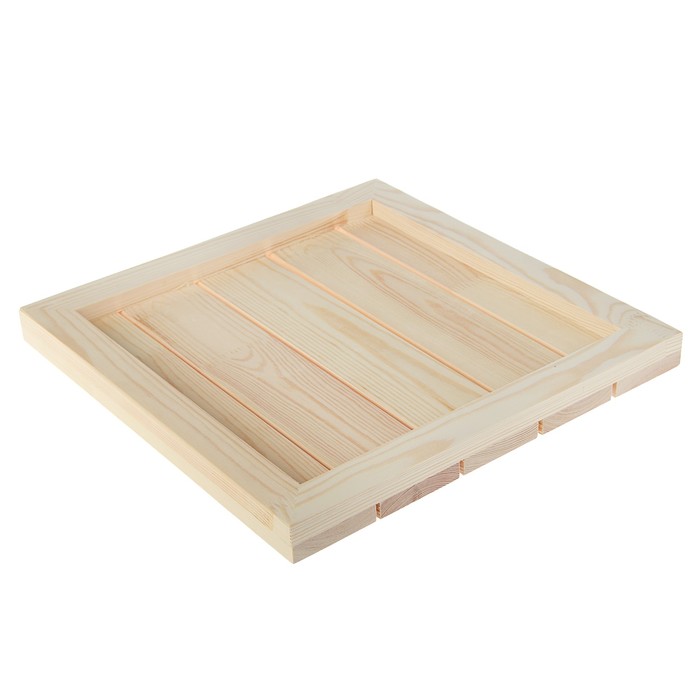 Планшет деревянный модульный с рейкой 40х40х2.7 см (толщина 18 мм) Школа художников