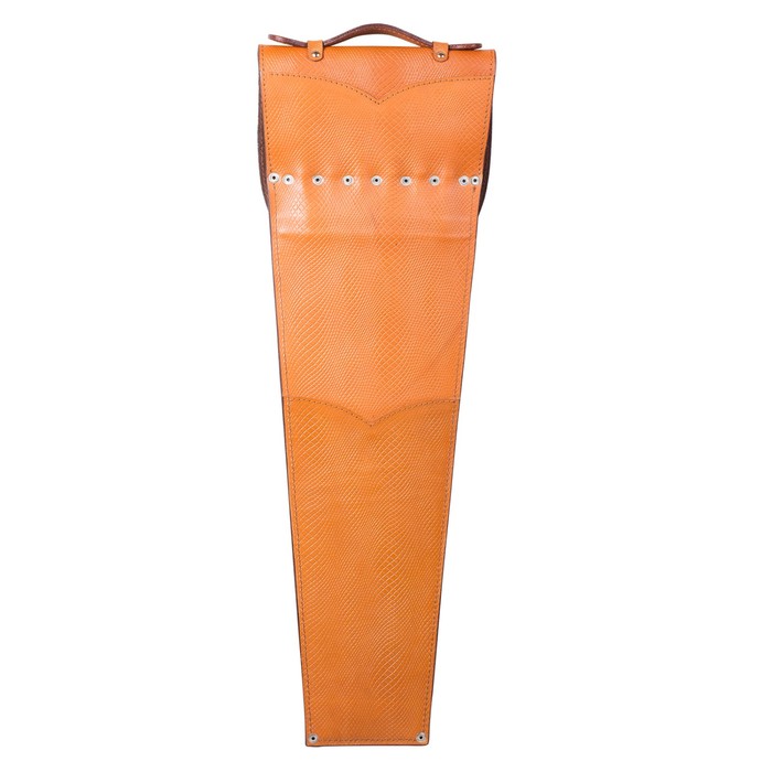 Шампуры подарочные 6 шт. в колчане из натуральной кожи