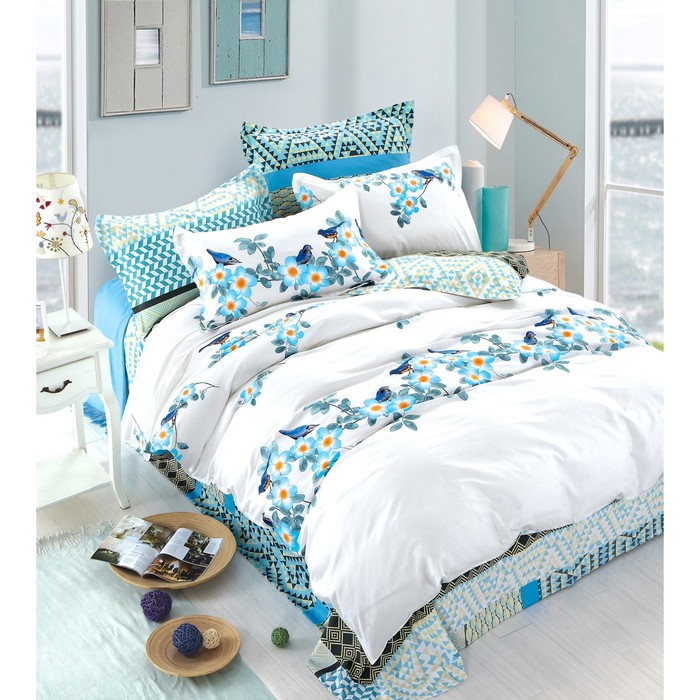 КПБ евро, 230х250 см, 200х220 см, 50х70 см, 70х70 см по 2 шт., сатин TPIG6-373