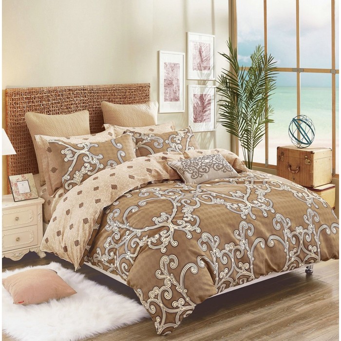 КПБ евро, 230х250 см, 200х220 см, 50х70 см, 70х70 см по 2 шт., сатин TPIG6-351