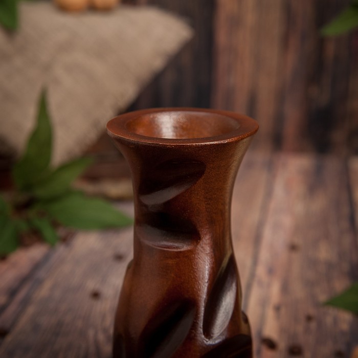 Ваза из мангового дерева "Мечта" 19х7,5х7,5 см
