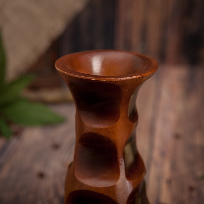 Ваза из мангового дерева "Классика" 19х7,5х7,5 см