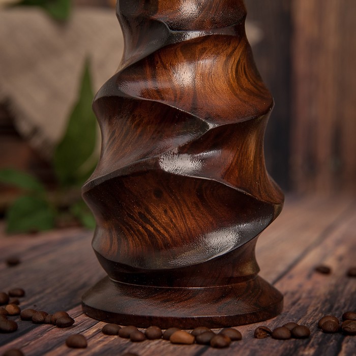 Ваза из мангового дерева "Роскошь" 19х10х10 см