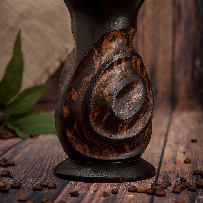 Ваза из мангового дерева "Статус" 19х10х10 см