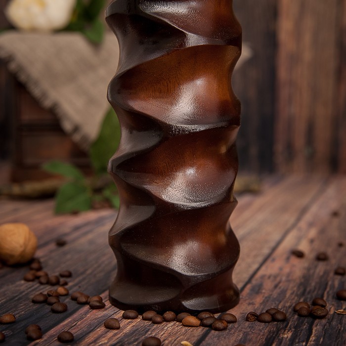 Ваза из мангового дерева "Встреча" 30х8х8 см