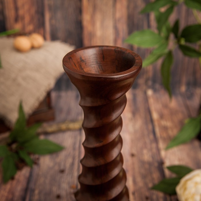 Ваза из мангового дерева "Рубеж" 35х10х10 см