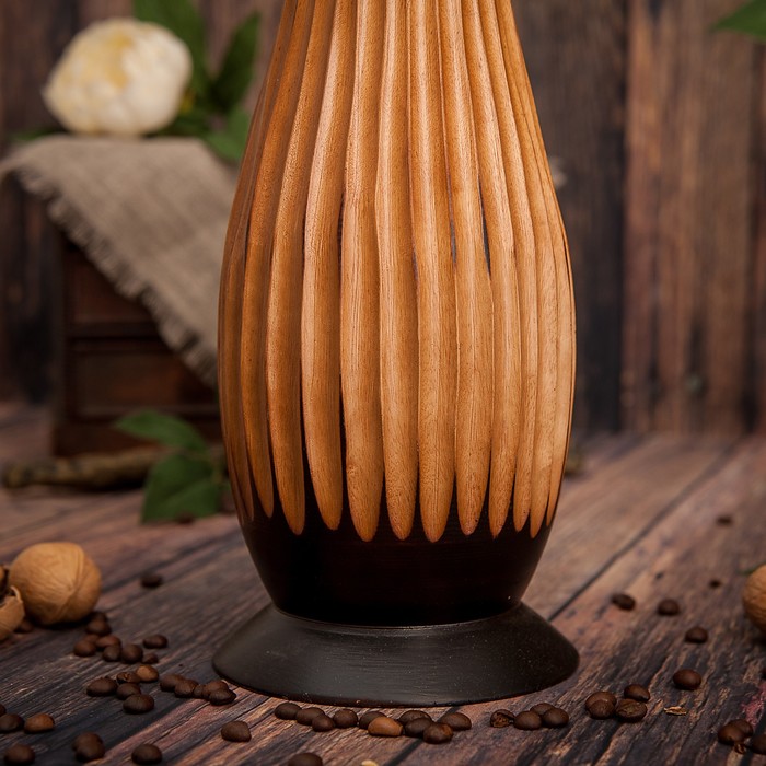 Ваза из мангового дерева "Благородство" 35х12,5х12,5 см