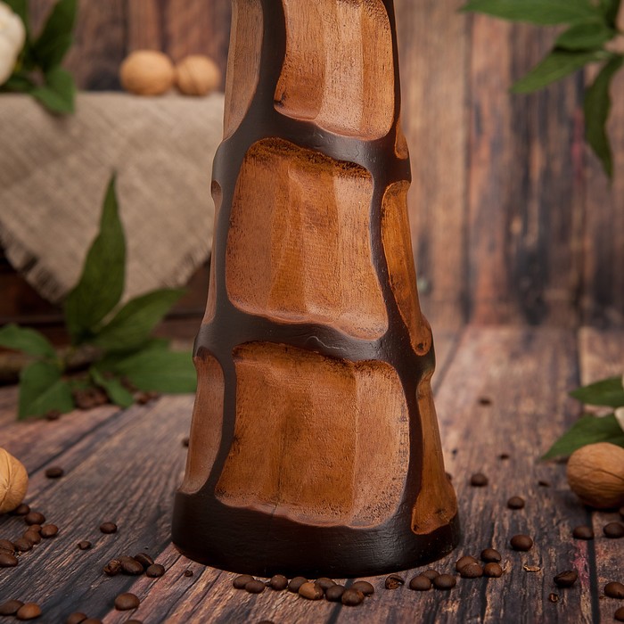 Ваза из мангового дерева "Мир прекрас" 35х12,5х12,5 см