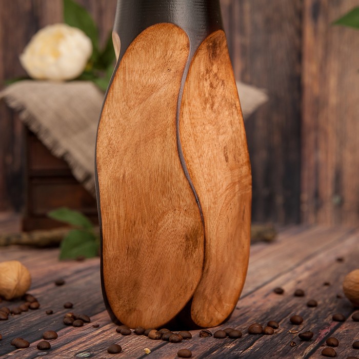 Ваза из мангового дерева "Дао" 35х12,5х12,5 см