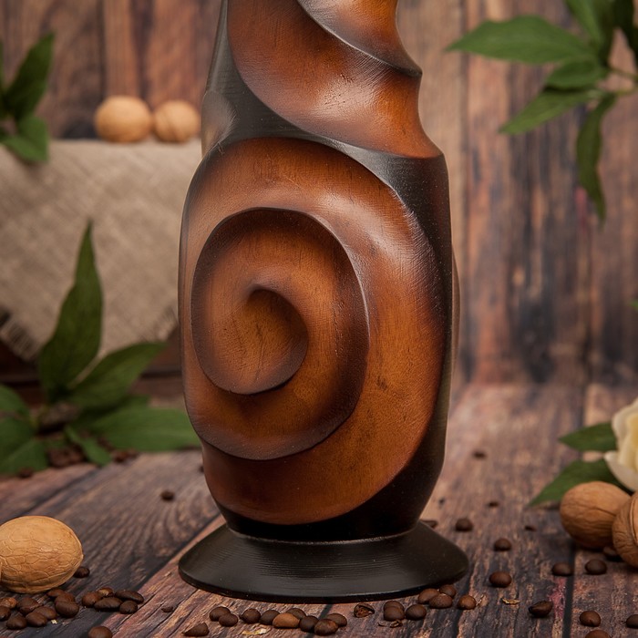 Ваза из мангового дерева "Грация" 38х12,5х12,5 см