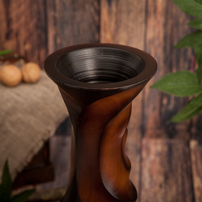 Ваза из мангового дерева "Грация" 38х12,5х12,5 см