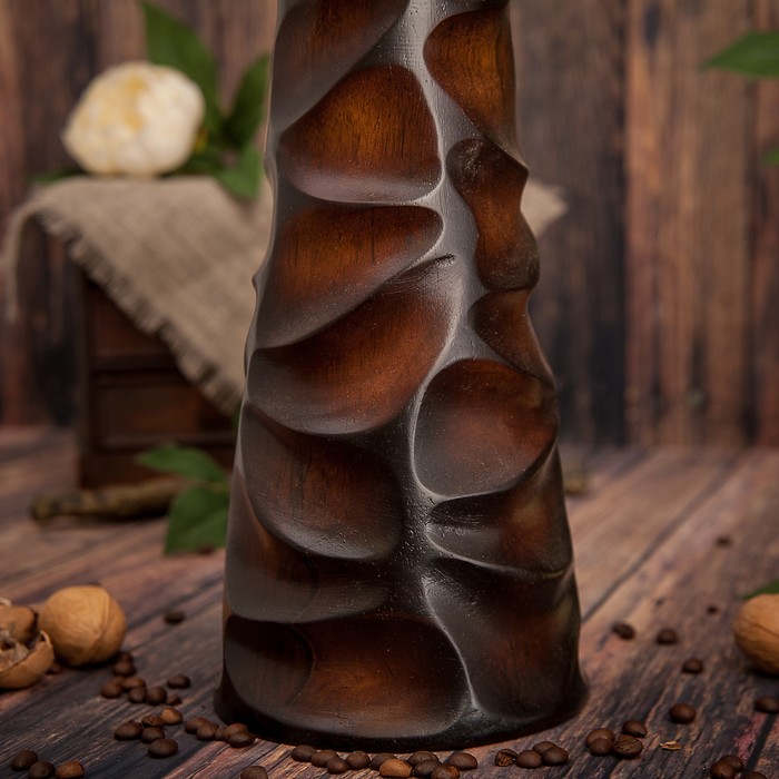 Ваза из мангового дерева "Соцветие" 40х12,5х12,5 см