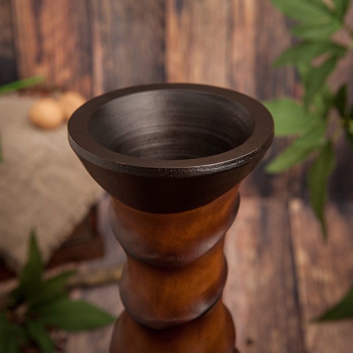 Ваза из мангового дерева "Клён" 40х12,5х12,5 см