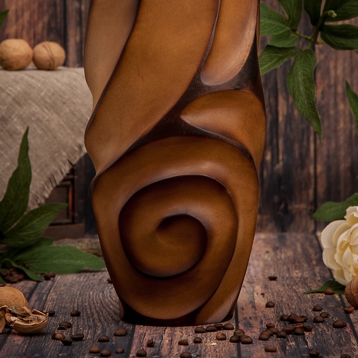 Ваза из мангового дерева "Эльза" 38х15х15 см