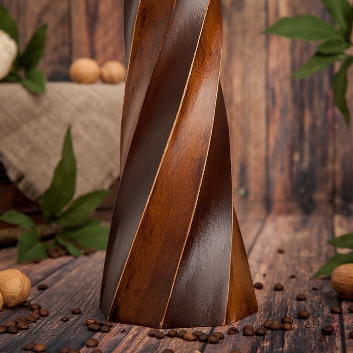 Ваза из мангового дерева "Красота" 12,5х12,5х50 см