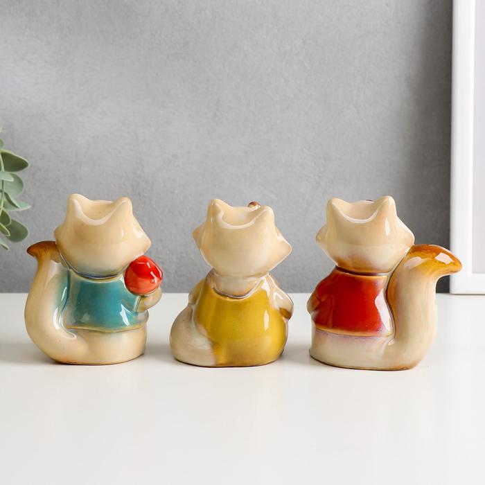 Сувенир «Лисята», набор 3 шт.