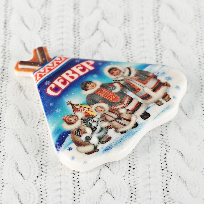Магнит с чумом «Север. Ненцы» 7.4 x 7.7 см