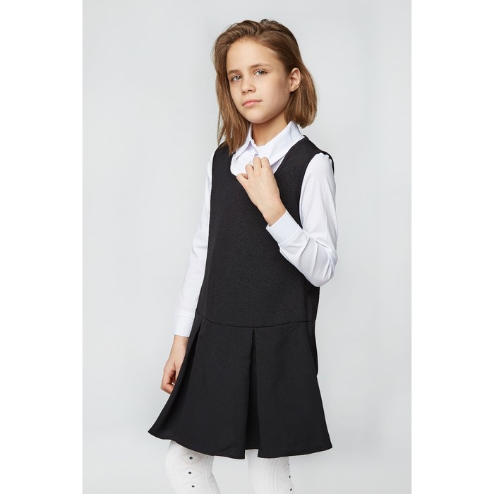 Сарафан 2203 Гб, р-р 32, рост 128 см, цвет чёрный