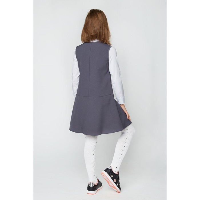 Сарафан 2203 Гб, р-р 40, рост 152 см, цвет серый